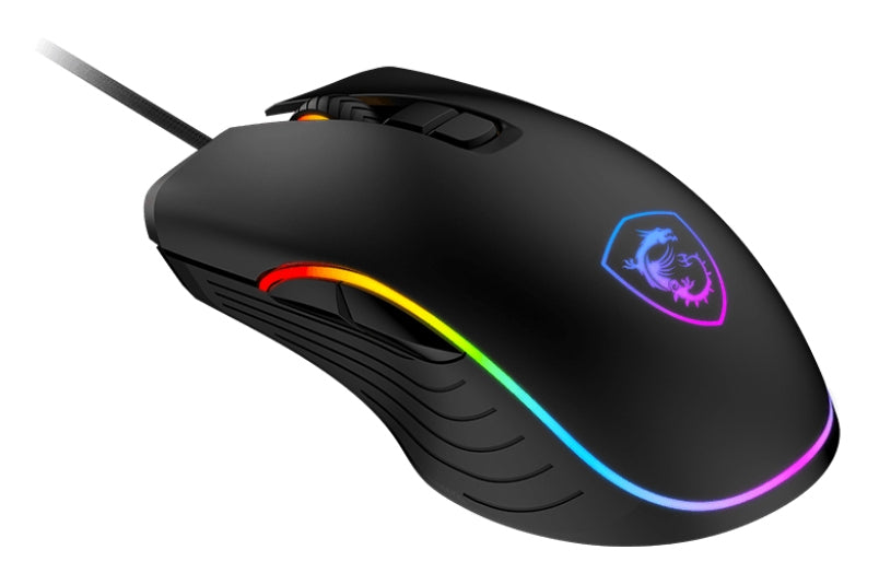 Mouse Msi Optico Forge Gm300 /Cableado/Dpi 7200/Usb/Rgb/Gamer