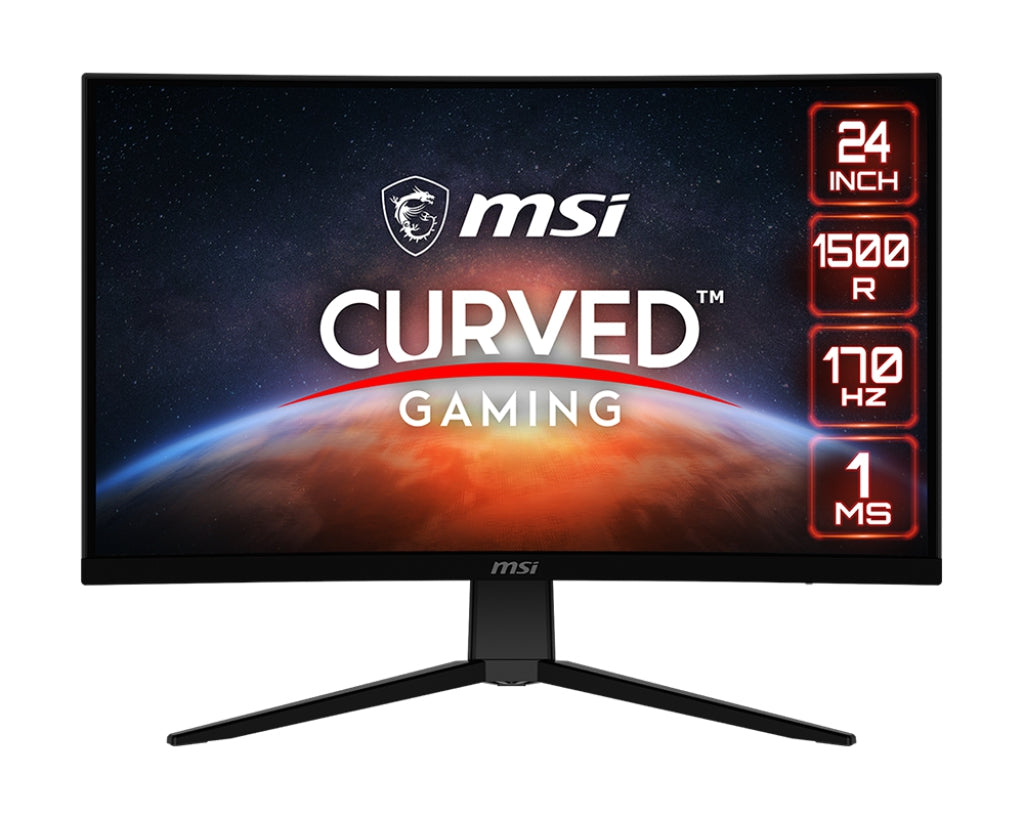 (Ed) Monitor Msi Gaming Curvo 1500R 170Hz 1Ms G242C 23.6 Pulg Va