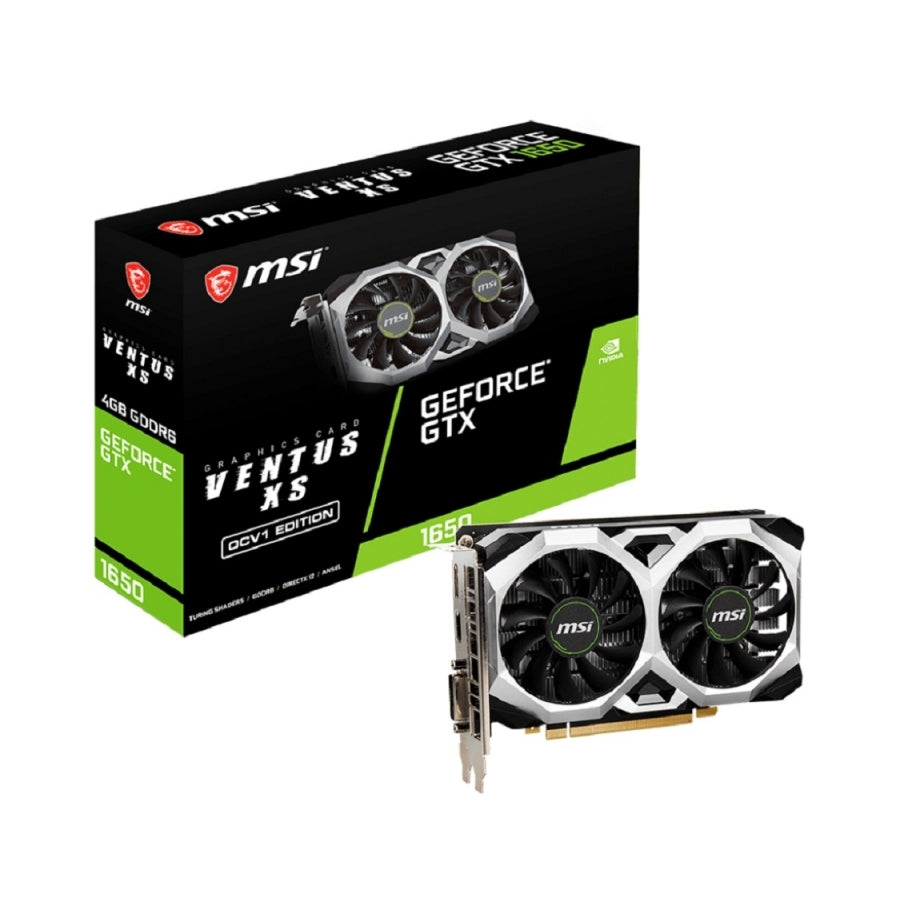 Tarjeta De Video Msi Nvidia Gtx 1650 Dual Fan/X16 3.0/Gddr6/4 Gb /1X Dp 1.4/1Xdmi 2.0B/Gama Media