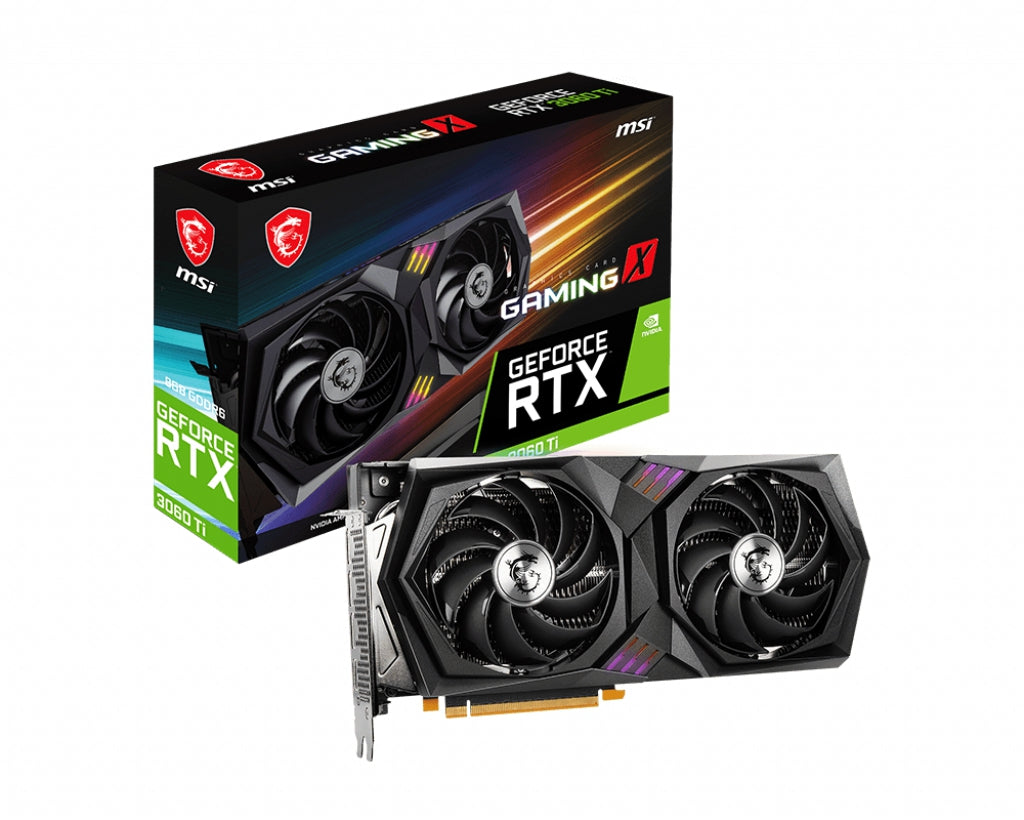 (Ob) Tarjeta De Video Msi Geforce Rtx 3060 Ti Gaming X 8G Lhr