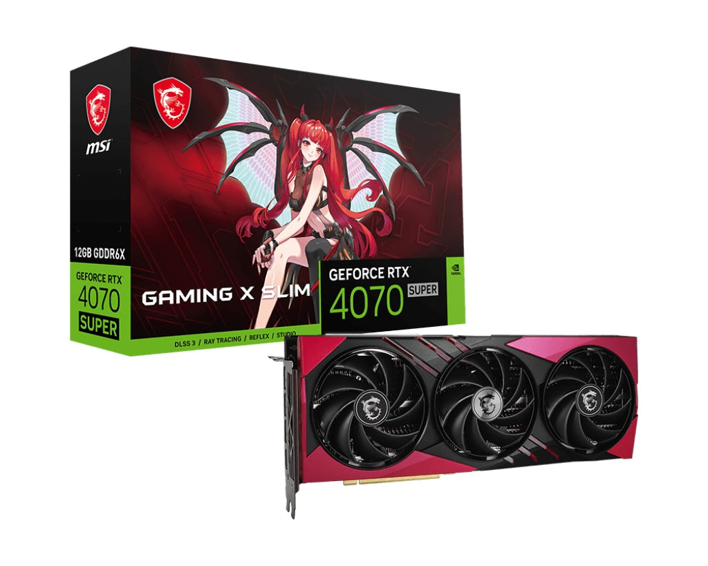 Tarjeta De Video Msi Geforce Rtx 4070 Super 12G Gaming X Slim Mlg