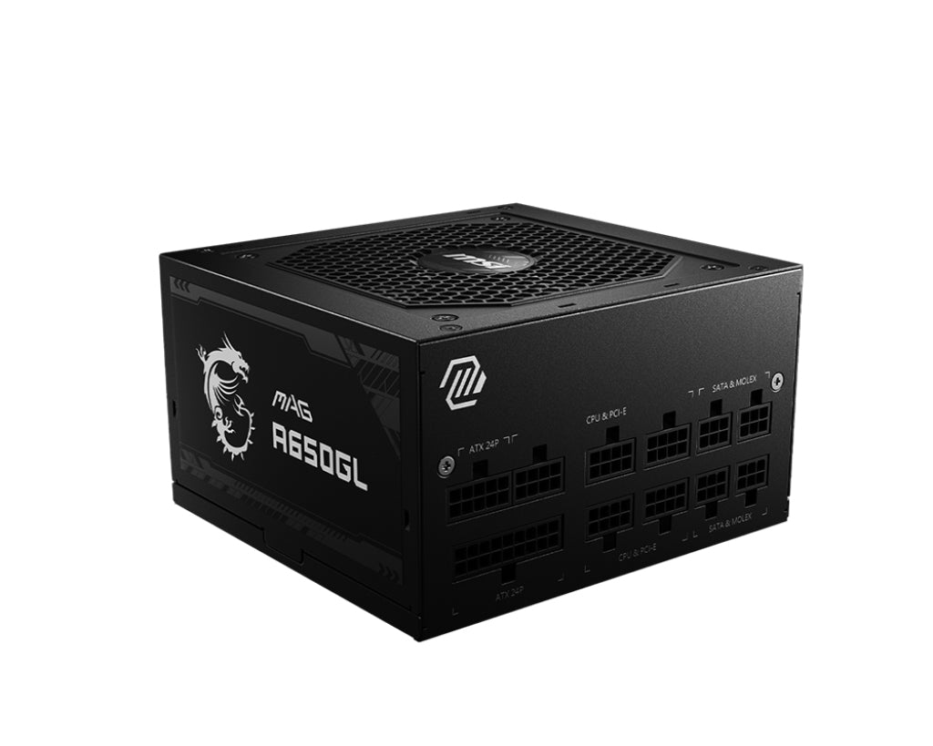 Fuente De Poder Msi 650W/80 Plus Oro/Negro/Atx/ Modular