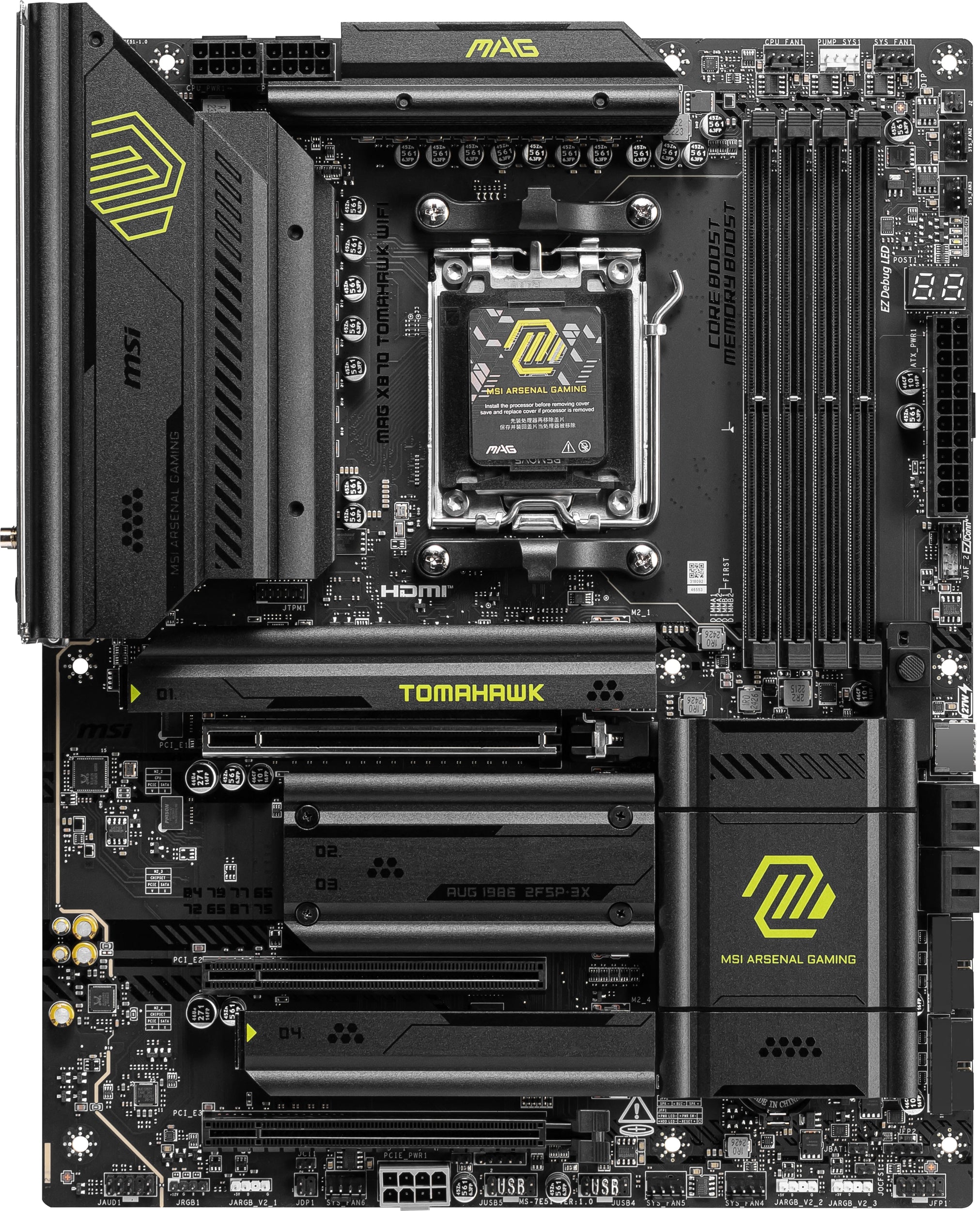 Tarjeta Madre Msi Mag X870 Tomahawk Wifi Am5 Ddr5