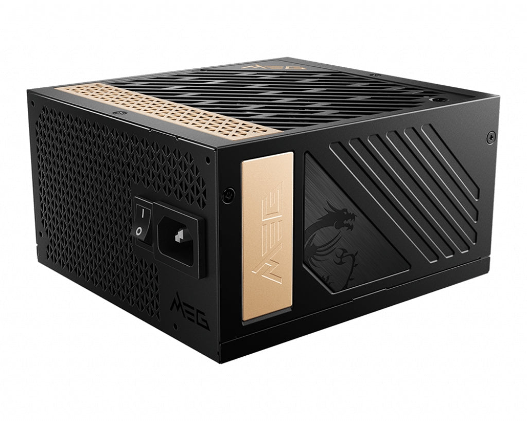 Fuente De Poder Msi 1300 W/80 Plus Gold /Negro/Atx/Modular