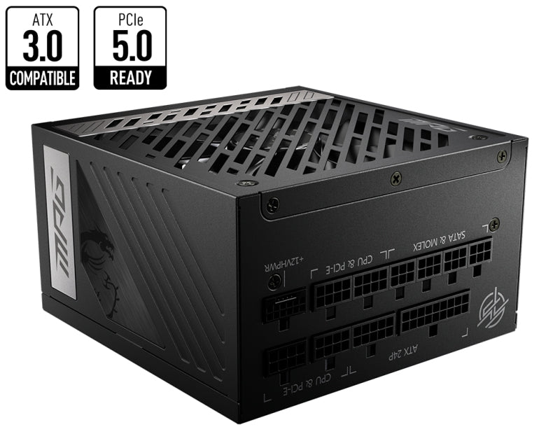 (Ob) Fuente De Poder Msi Mpg A850G Pcie5 Gold 850W Full Modular