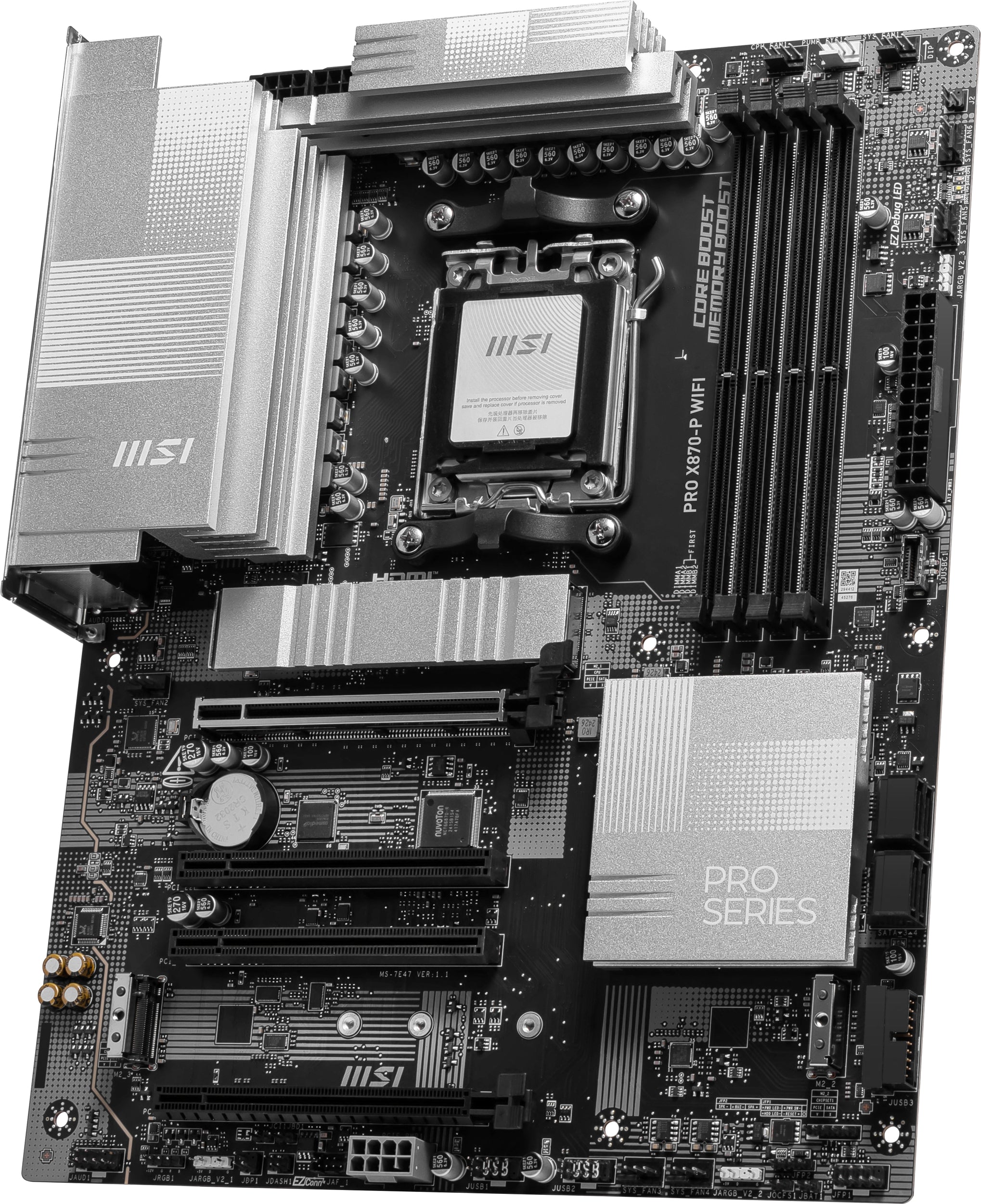 Mb Msi X870 Amd S-Am5 9000A Gen/4X Ddr5 5000/Pcie 4.0/Hdmi/4Xusb 2.0/M.2/Atx/Wifi 6E/Bluetooth 5.3/Gama Media /Gamer/Rgb