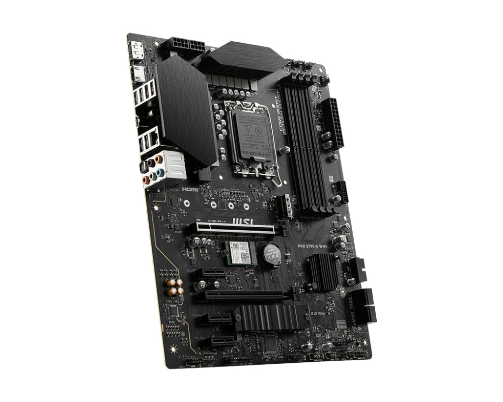 Motherboard Msi Pro Z790-S Wifi Tarjeta Madre Intel Compatible Con Procesadores Intel® Core™ De 14.ª 13.ª Y 12.ª Generación Pentium® Gold