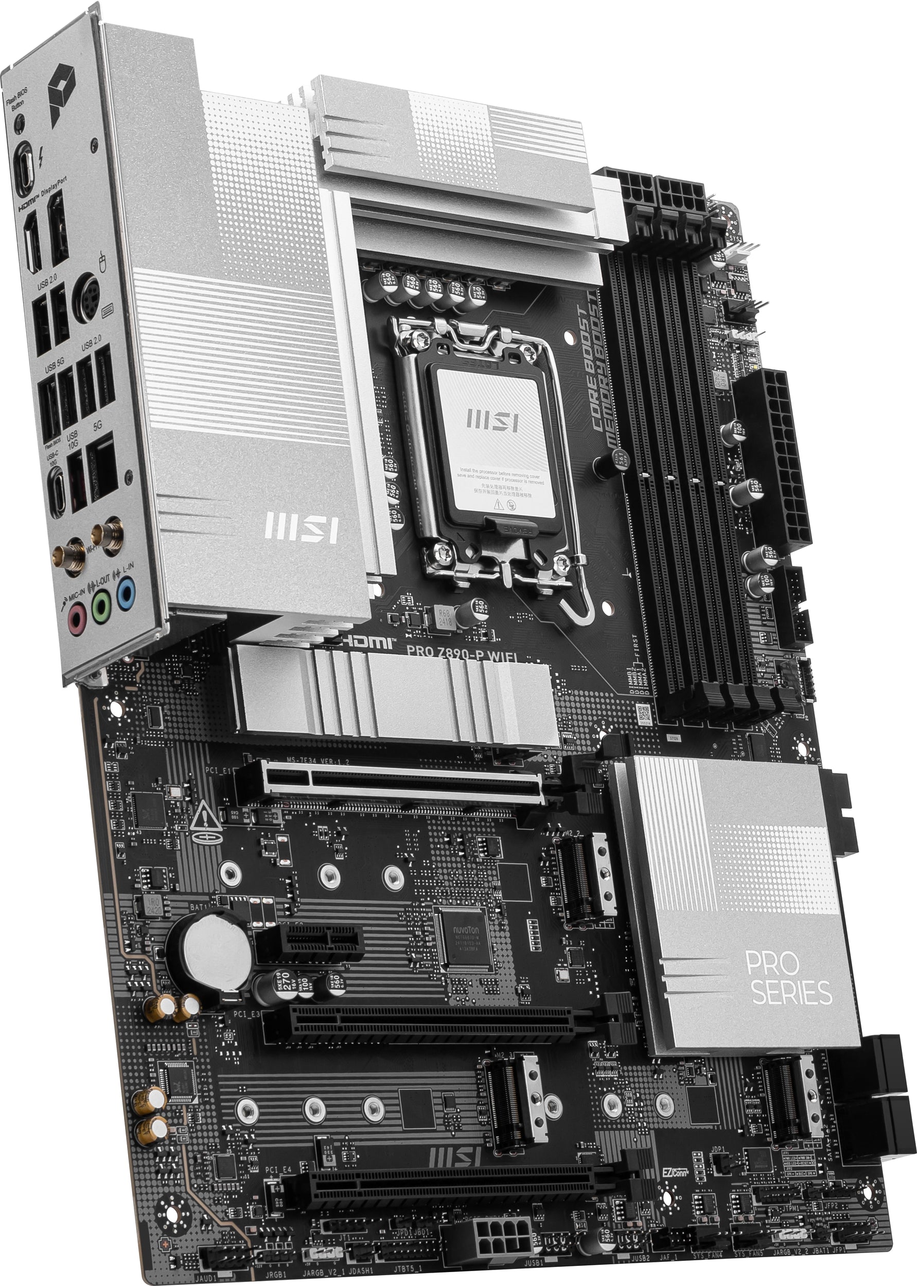 Mb Pro Z890-P Wifi Intel S-1851 Ddr5 Gama Alta