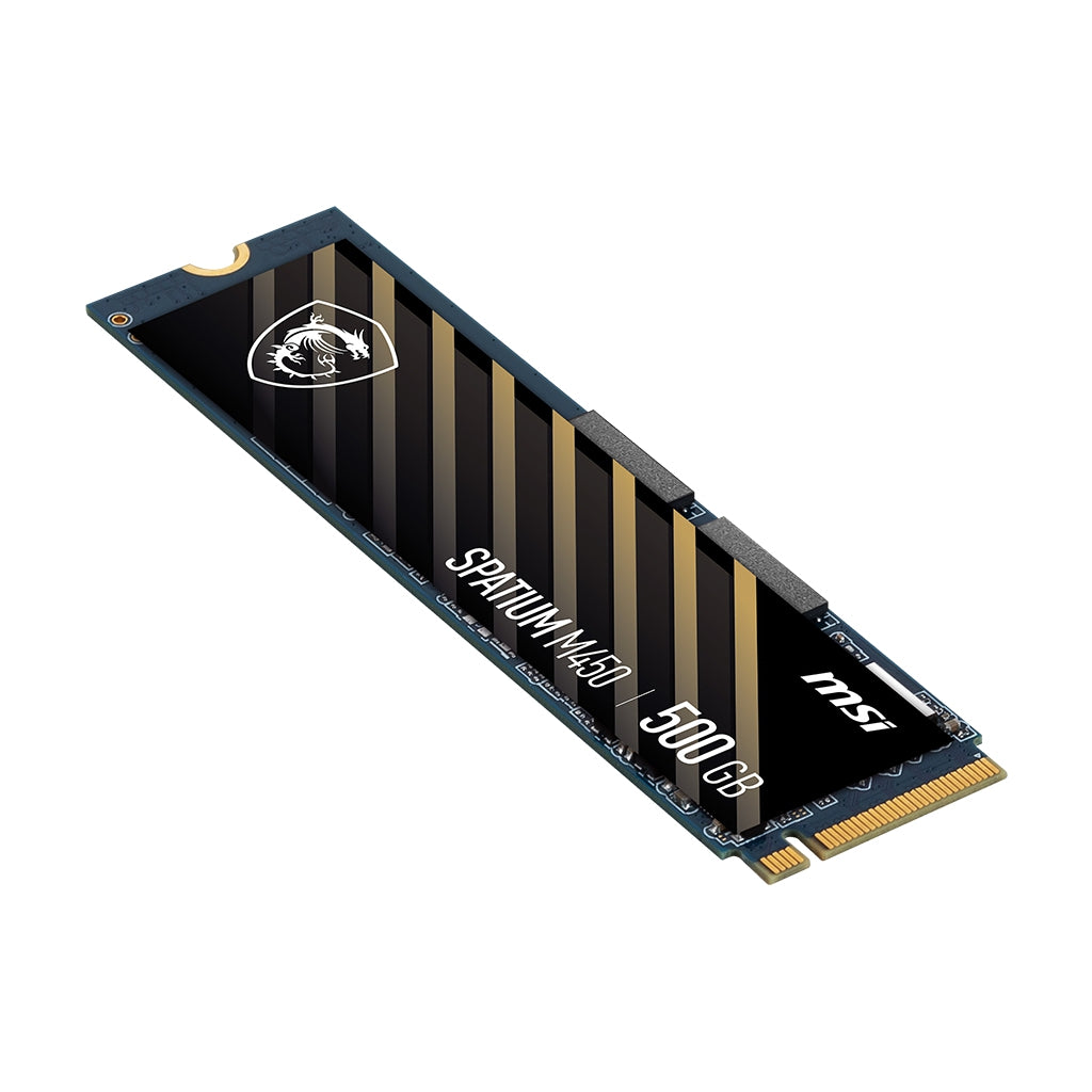 Unidad De Estado Solido Ssd Interno Msi Spatium M450 500 Gb M.2 2280 Pcie Gen4X4, Nvme 1.4 Lec 3600 / Esc 2300 Mb/S Spatium M450 Pcie 4.0 Nvme M.2 500Gb