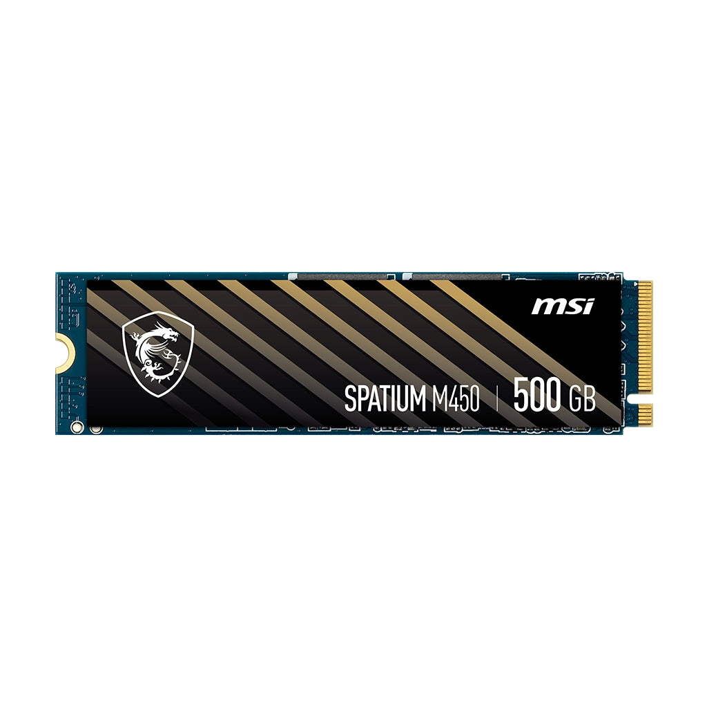 Unidad De Estado Solido Ssd Interno Msi Spatium M450 500 Gb M.2 2280 Pcie Gen4X4, Nvme 1.4 Lec 3600 / Esc 2300 Mb/S Spatium M450 Pcie 4.0 Nvme M.2 500Gb