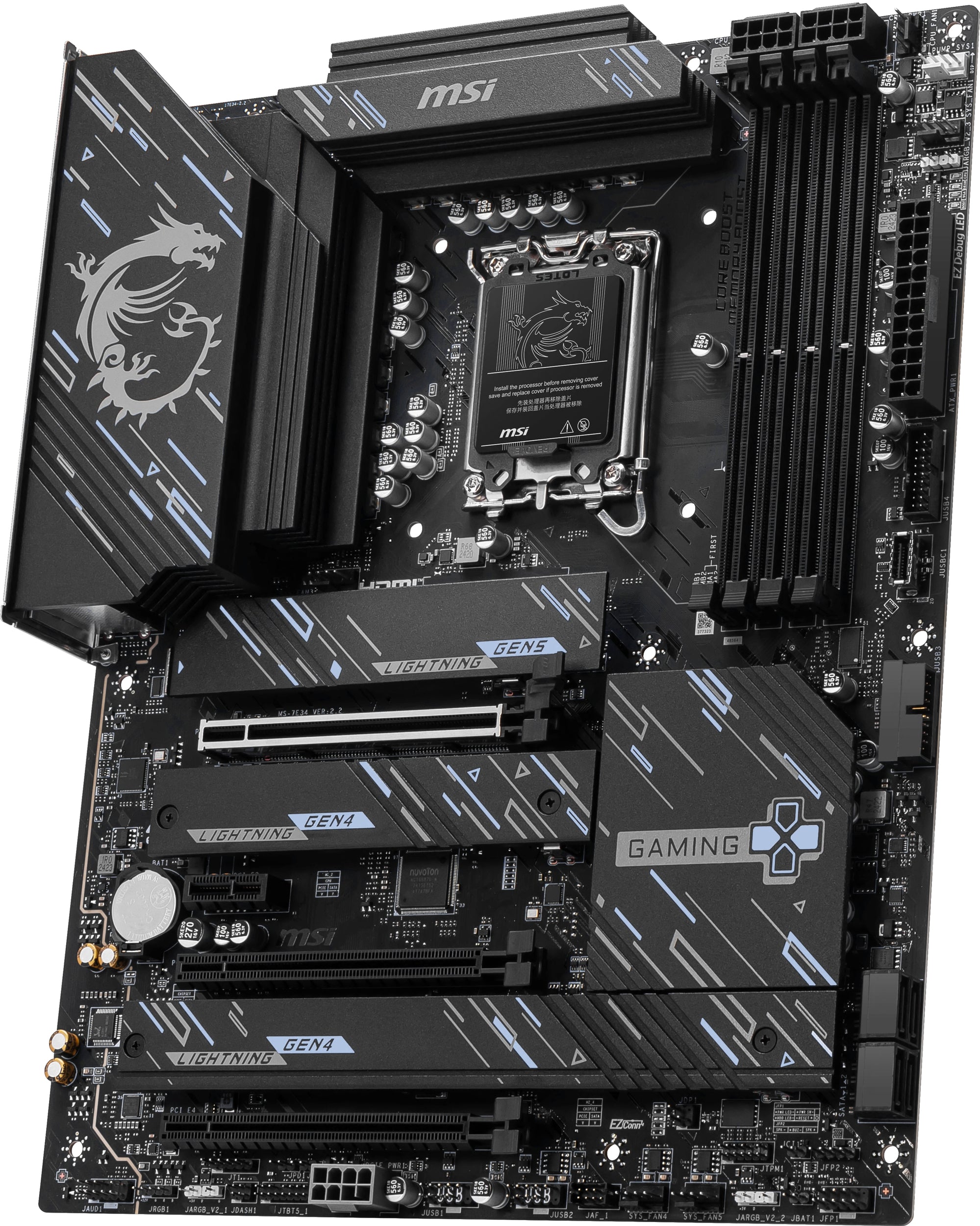 Mb Z890 Gaming Plus Wifi Intel S-1851 Ddr5 Gama Alta