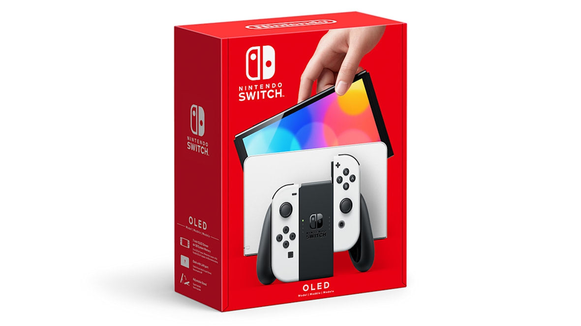 Nintendo Switch Heg-S-Kaaaa-Jp Oled Color Joycons Blanco. Version Internacional