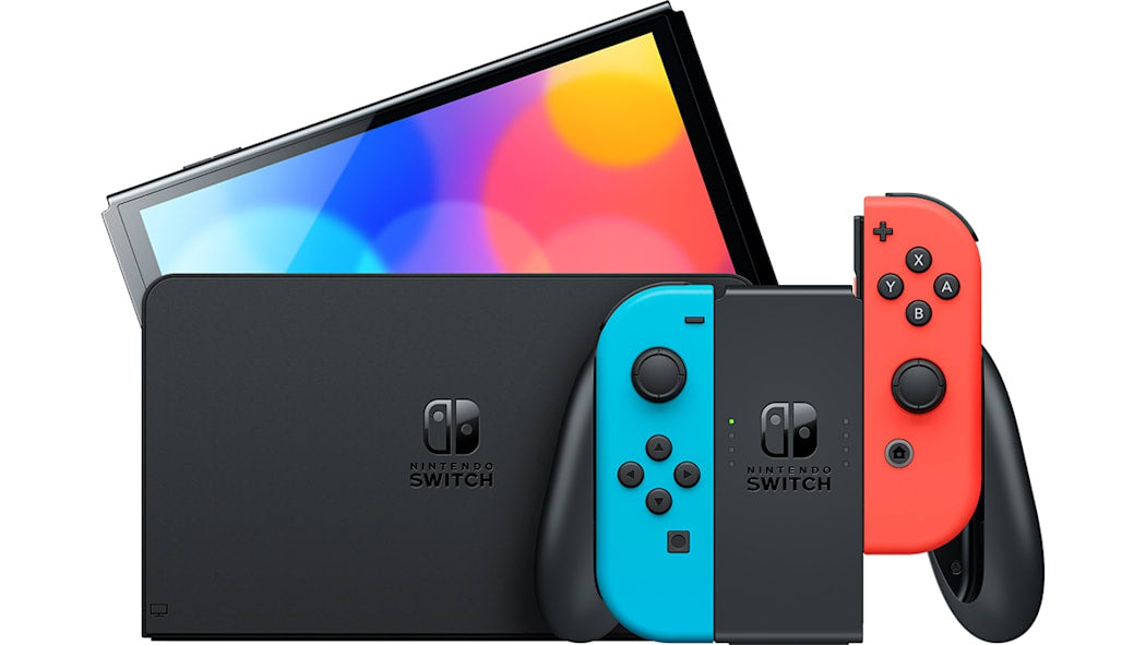 Nintendo Switch Heg-S-Kabaa Oled Color Joycons Neon. Version Internacional