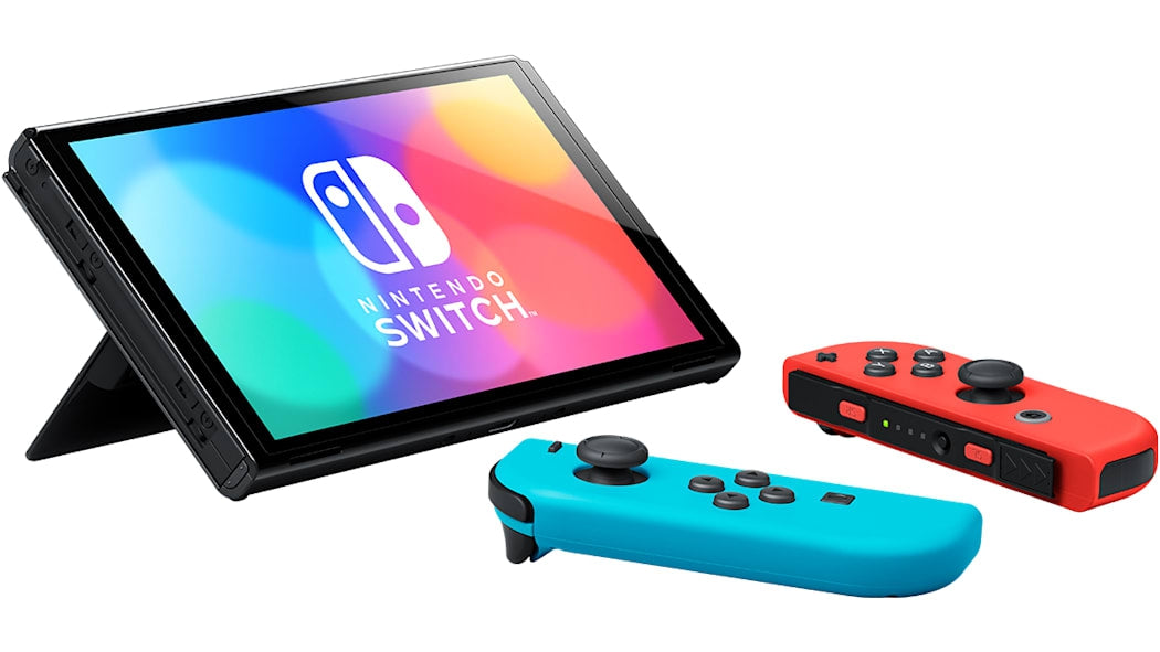 Nintendo Switch Heg-S-Kabaa Oled Color Joycons Neon. Version Internacional