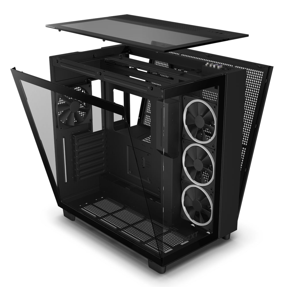 Gabinete Nzxt H9 Elite Mt Mid-Itx/Microatx/Atx 3V F120Rgb Bk Cm-H91Eb-01