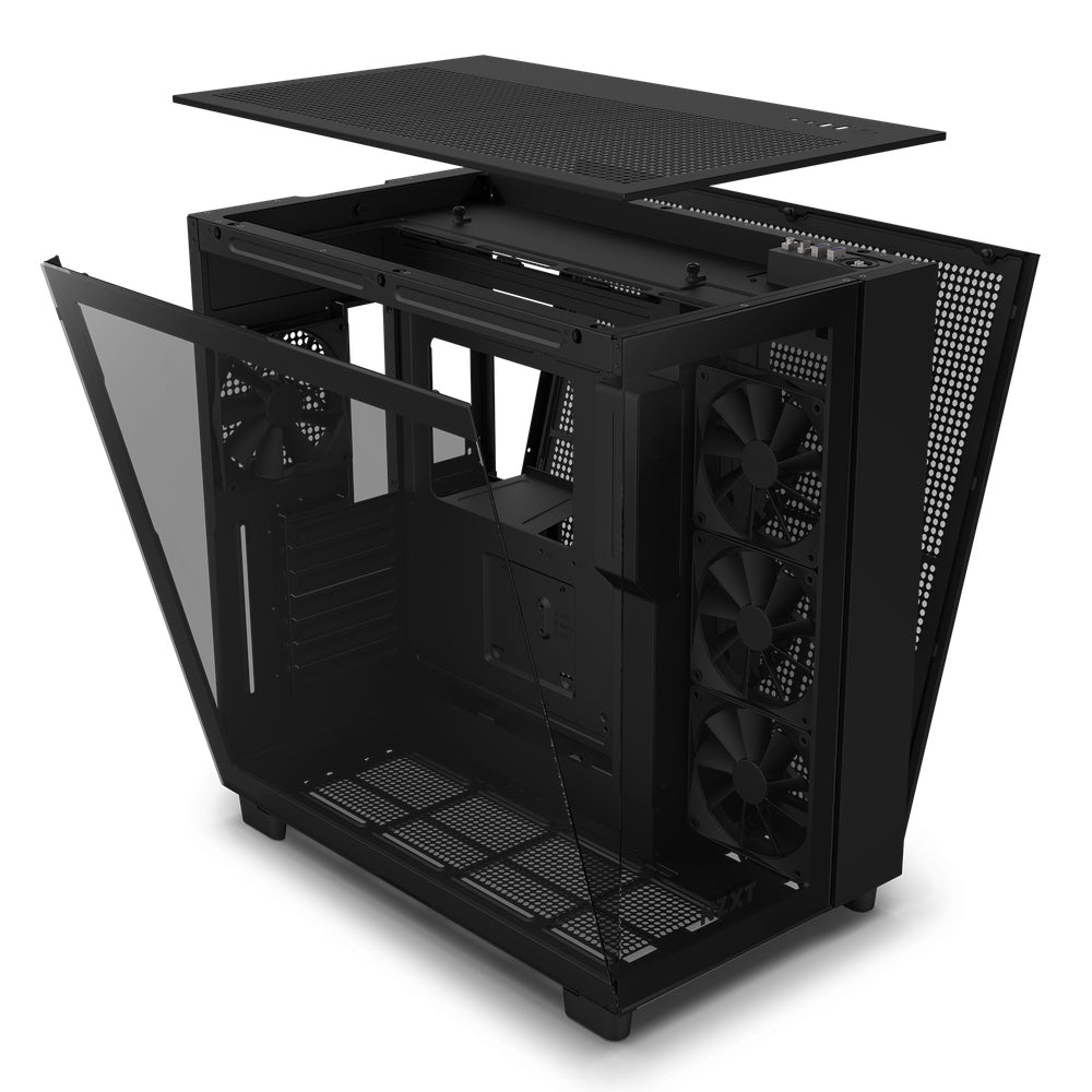 Gabinete Nzxt H9 Flow Mt Mid-Itx/Microatx/Atx 4V F120 Bk Cm-H91Fb-01