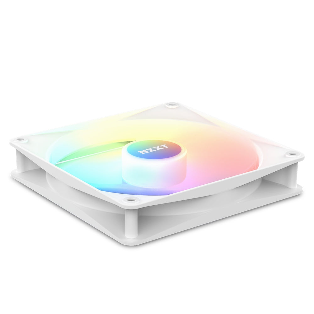 Ventilador Nzxt Paquete Triple F120 Rgb Core/Blanco/Hub-Mounted/Controlador Rgb /Gaming