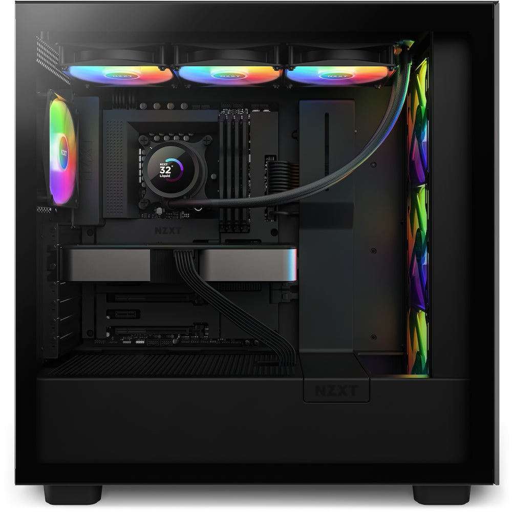 Disipador De Enfriamiento Liquido  Nzxt Kraken X73 / 360Mm / Negro / Rgb /Gamer