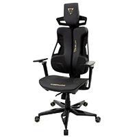 Silla Gamer Ocelot Scorpion/Color Negro/Descansa Brazos Ajustables 4D/ Reclinable 15 Grados/ Soporta Hasta 150Kg