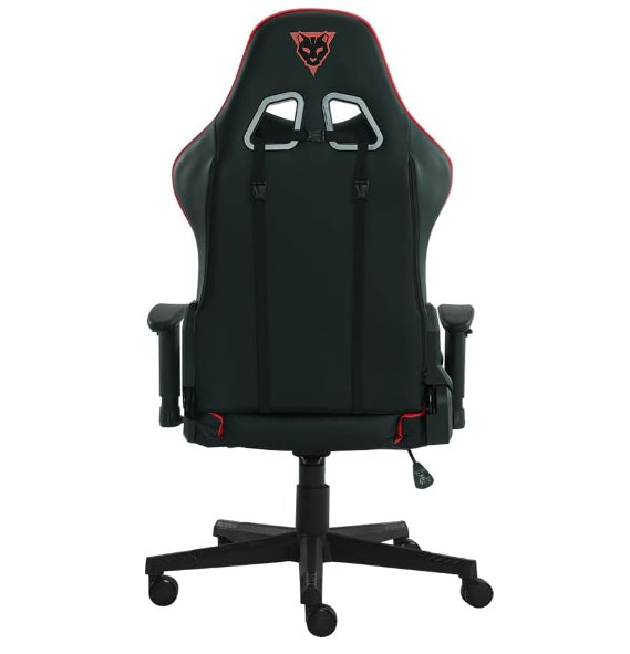 Silla Gamer Ocelot/Color Rojo Con Negro/Descansa Brazos Ajustables/ Reclinable 90-155 Grados/ Soporta Hasta 150Kg