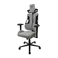 Silla Gamer Ocelot Ost-Gray Scorpio/Color Gris Con Negro/Descansa Brazos Ajustables 2D/ Reclinable 15 Grados/ Soporta Hasta 150Kg