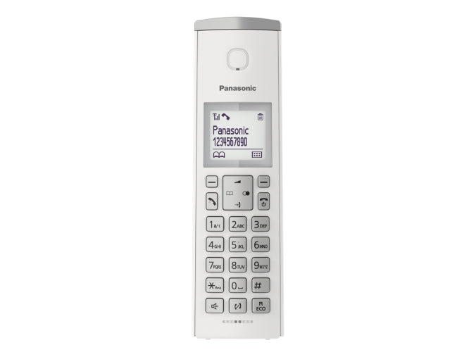 Telefono Inalambrico Panasonic Kx-Tgk210 Dect 120 Canales Con Identificador De Llamadas Blanco