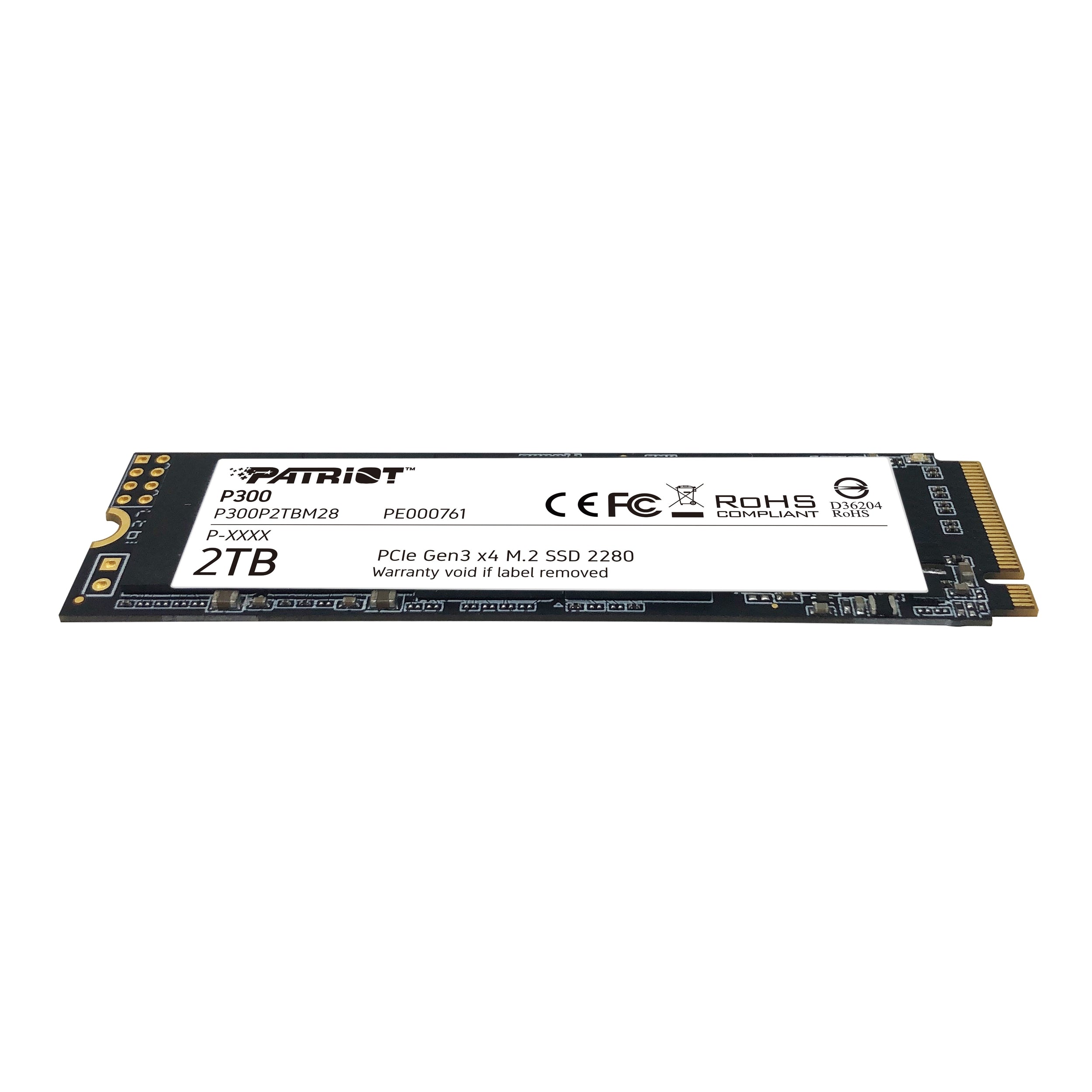 Unidad De Estado Solido Patriot P300/ 2Tb M.2 2280 Pcie Gen 3 X4 Ssd