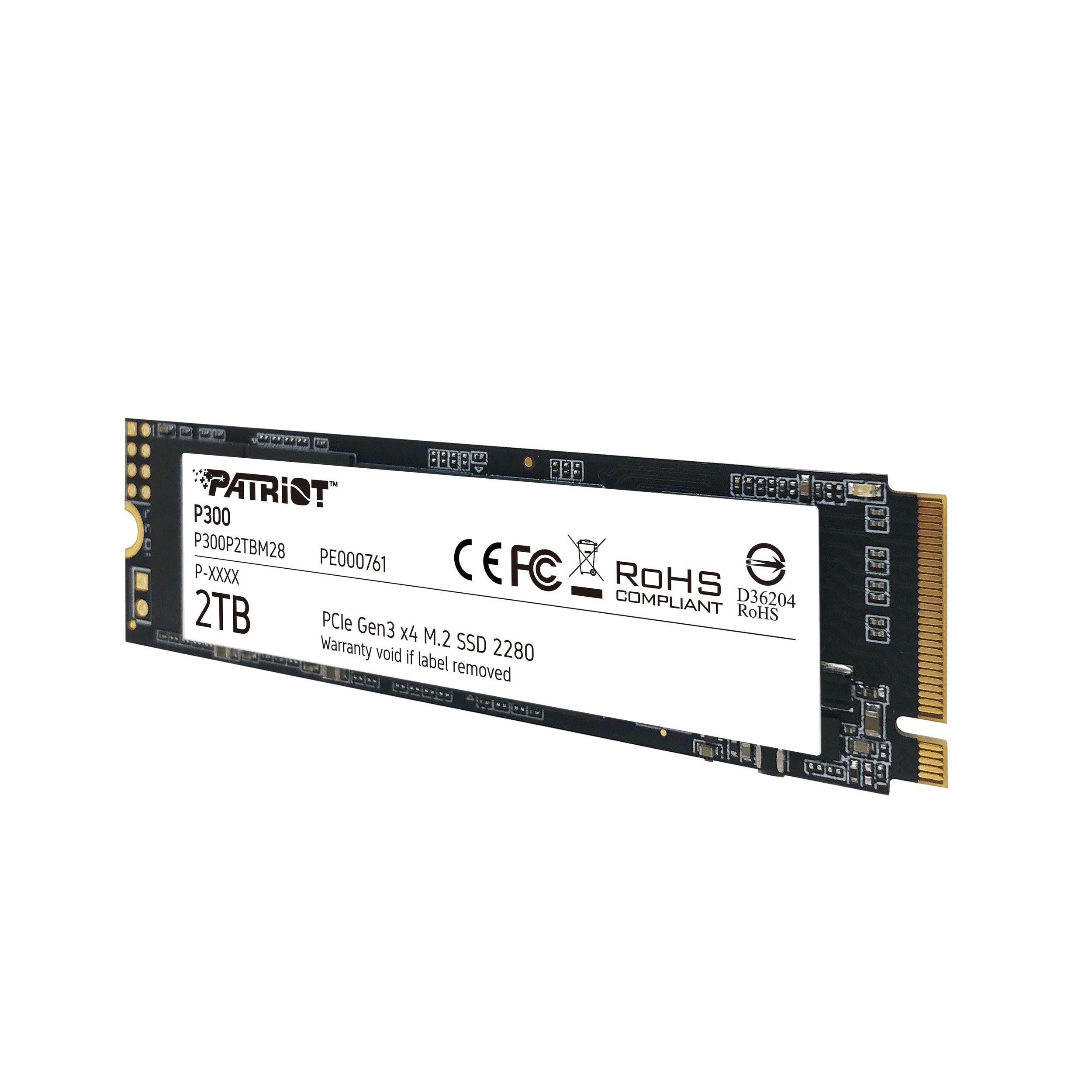 Unidad De Estado Solido Patriot P300/ 2Tb M.2 2280 Pcie Gen 3 X4 Ssd