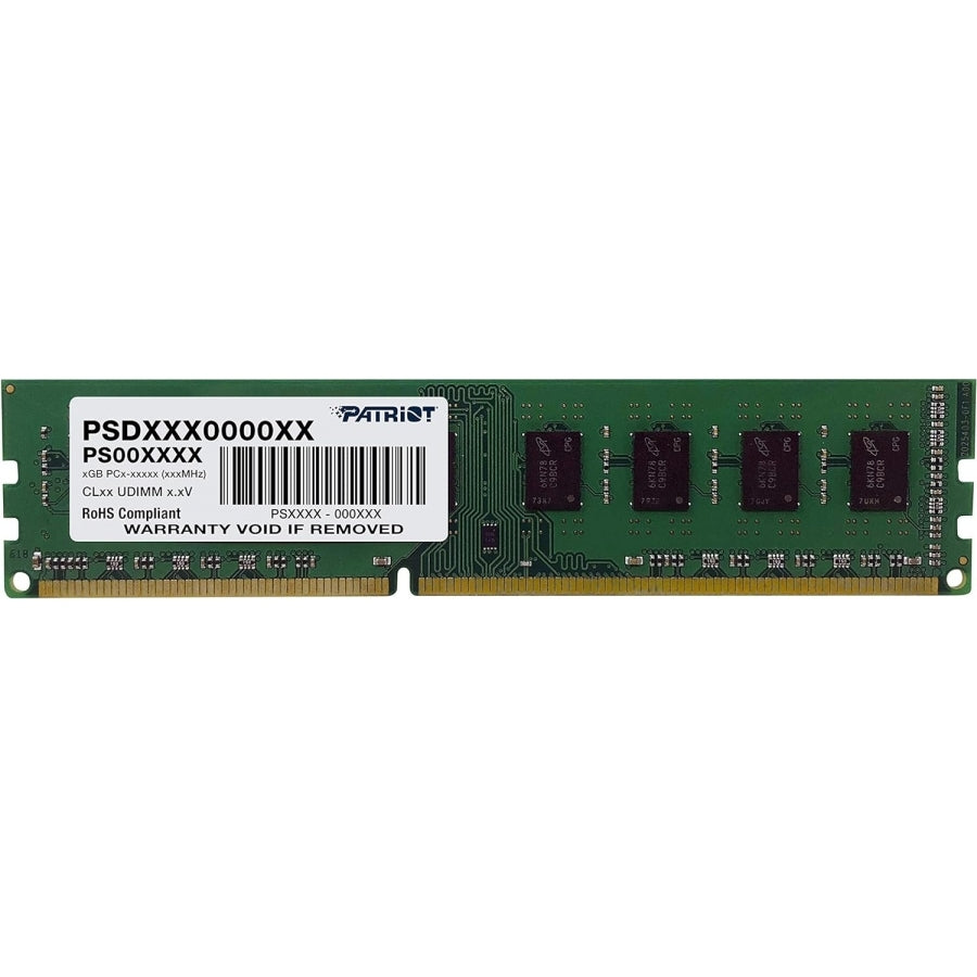 Memoria Ram Patriot Signature Ddr3, 1600Mhz, 4Gb, Non-Ecc, Cl11