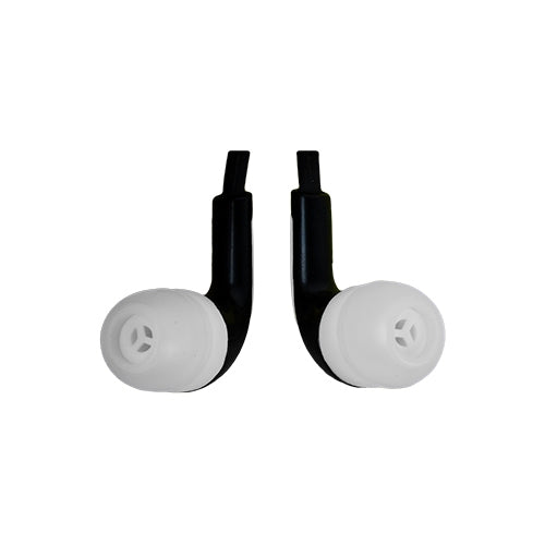 Audifonos De Viaje In-Ear Con Microfono Easy Line El-995234 Negro/Blanco 3.5 Mm 1.2