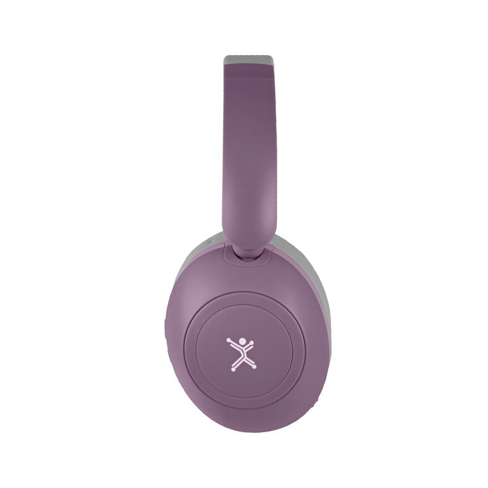 Audifonos On-Ear Inalambricos Plegables Manos Libres Con Bt Perfect Choice Soundia - Morado