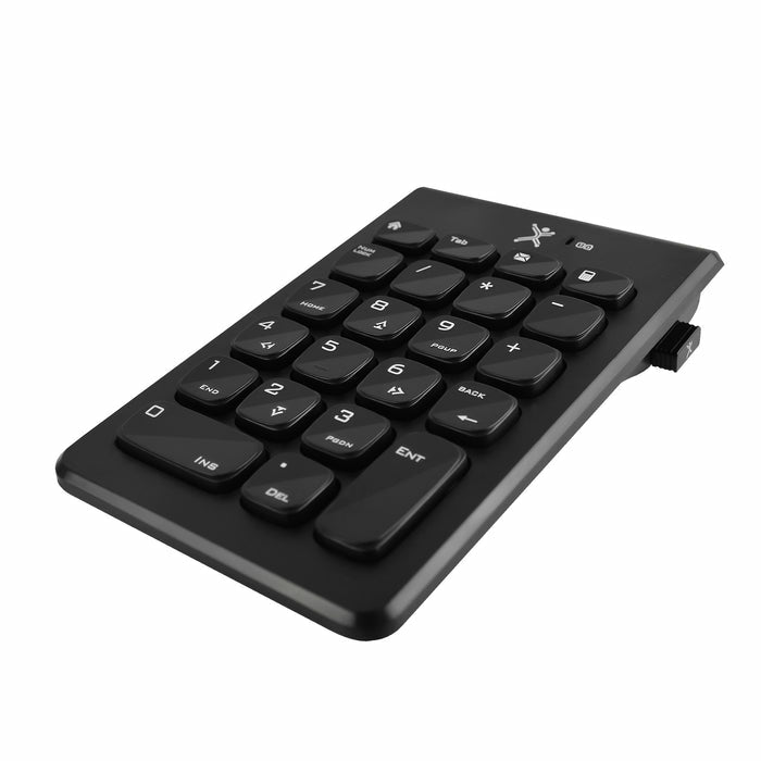 Teclado Númerico Perfect Choice Pc-201106 Numérico Inalámbrico Numbra Diseño Portátil Ligero Y Delgado Es El Complemento Ideal Para Tu Laptop 1.5 Vcc 40Ma (1 Batería Aa