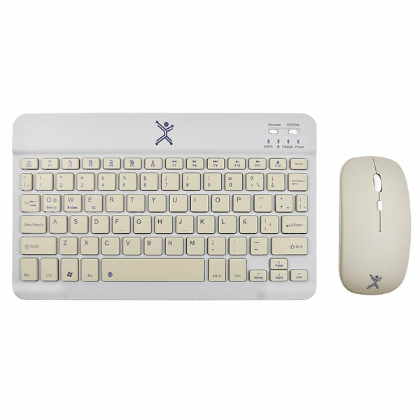 Kit De Teclado Y Mouse Perfect Choice Pc-201267 Compacto Bluetooth 2-1 Gr