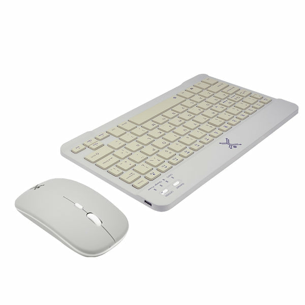 Kit De Teclado Y Mouse Perfect Choice Pc-201267 Compacto Bluetooth 2-1 Gr