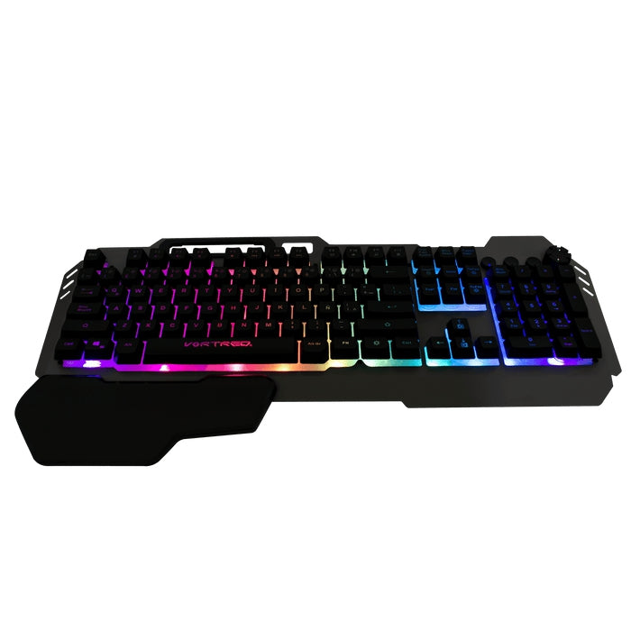 Teclado Gaming Rgb Programable De Membrana - Holder