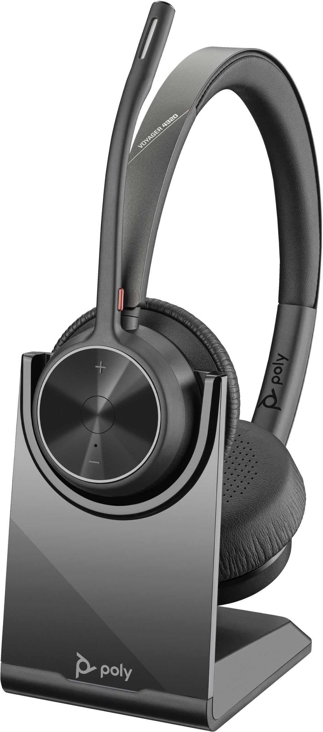 Audífonos Plantronics Voyager 4320 Poly Usb-A Binaural Incluye Base De Carga