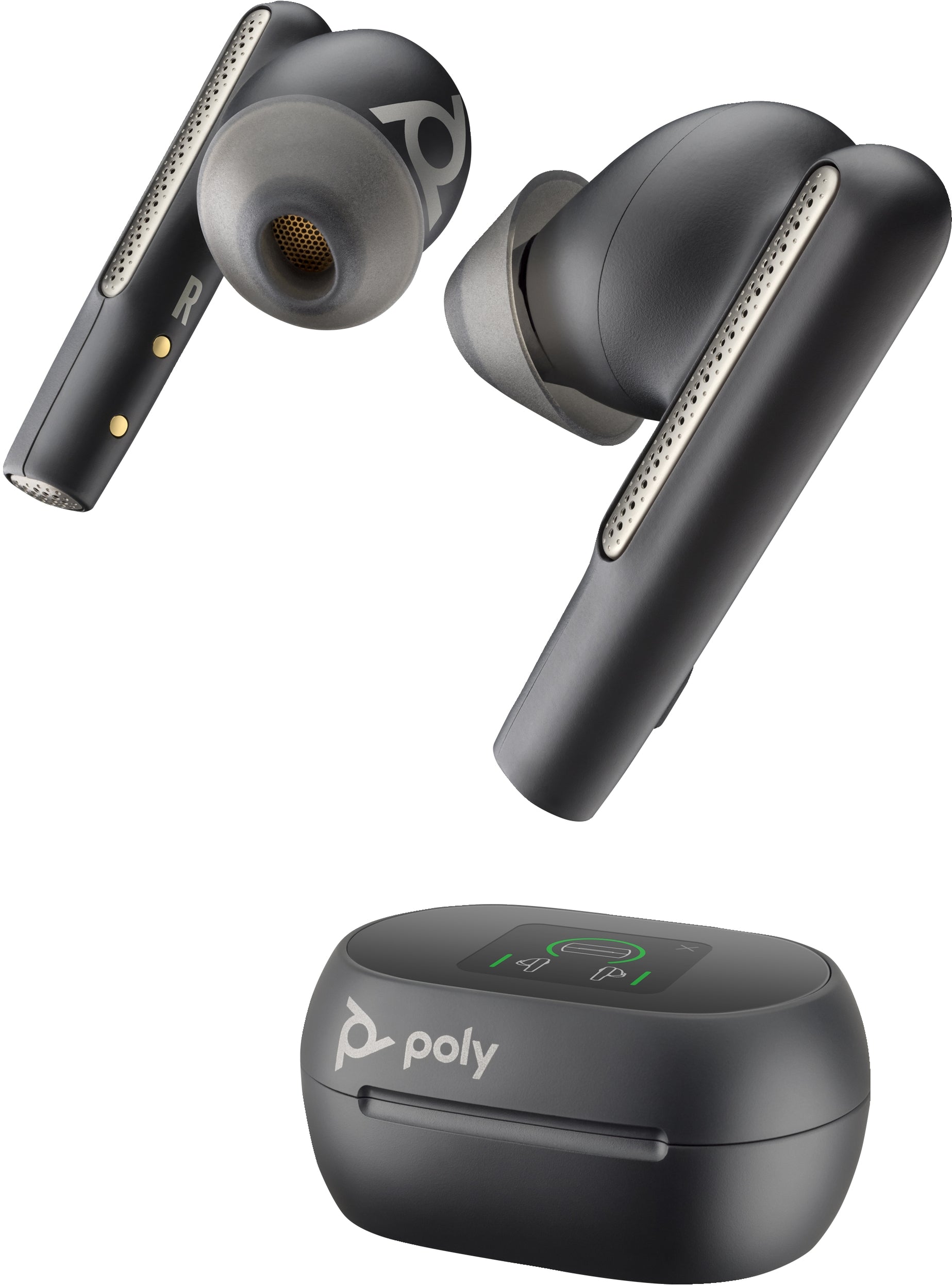 Auriculares Plantronics Voyager Free 60 + Poly 60+ Uc Usb-A Bt700 Incluye Estuche De Carga Con Pantalla Tactil Reducción Avanzada Ruido