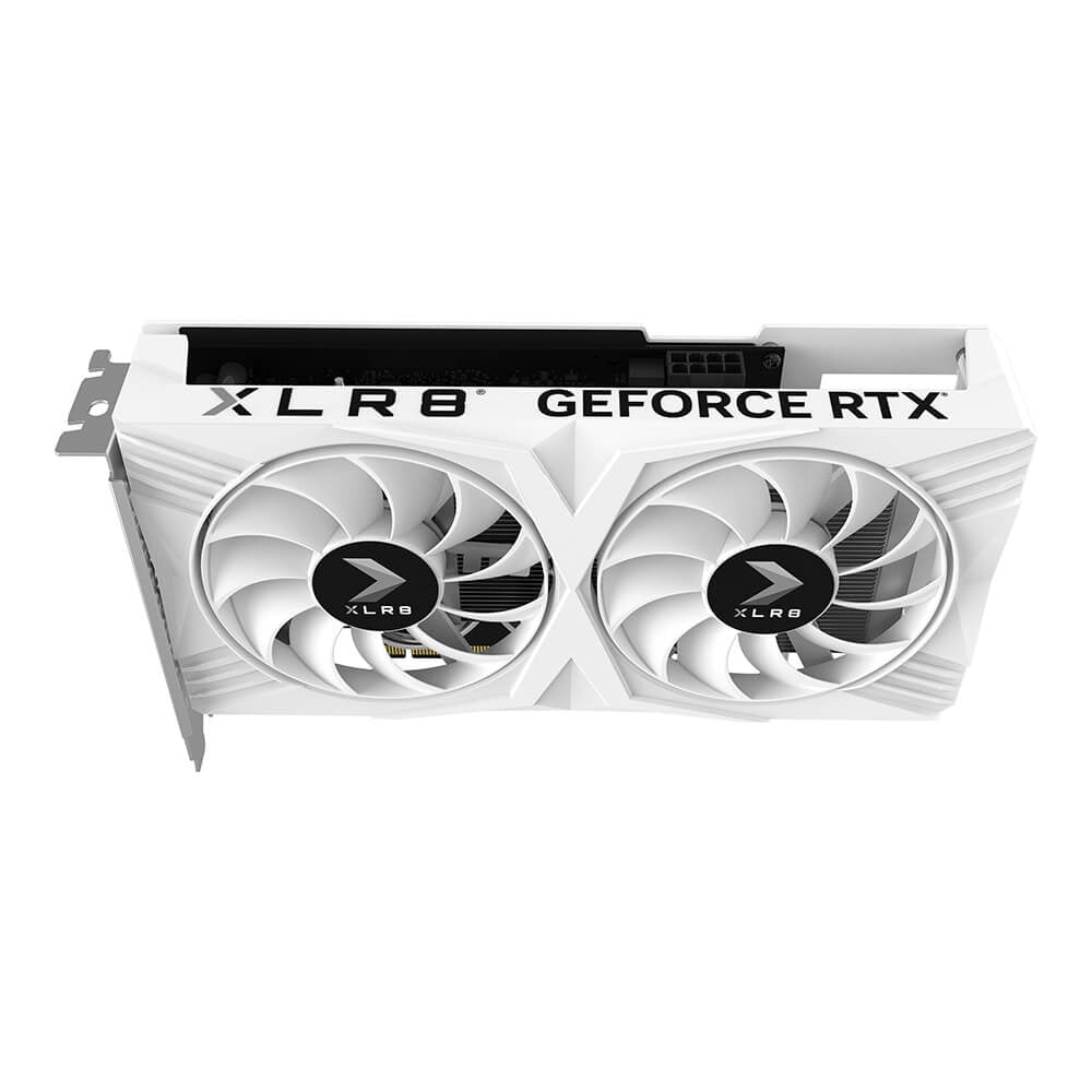 Tarjeta De Video Pny Nvidia Geforce Rtx 4060 Dual Fan Xlr8 Gaming Verto Oc White /8Gb Gddr6X/Pcie X16 4.0/Gama Alta/Gamer