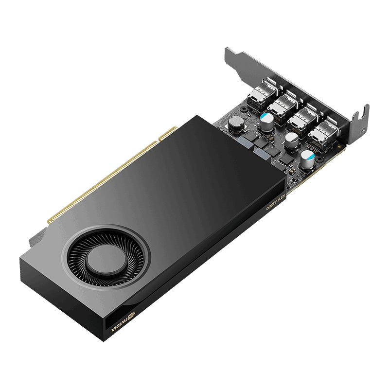 Tarjeta De Video Pny Nvidia Quadro A1000/8Gb/Gddr6/Pcie 3.0 16X/4X Mdp/Bajo Perfil/Gama Media/Diseño