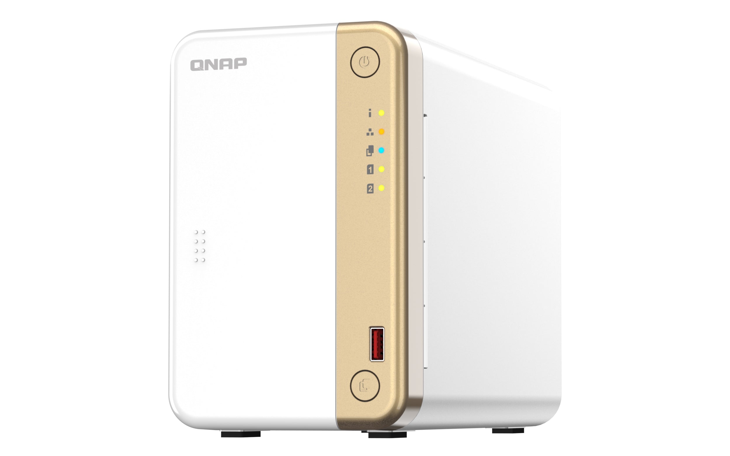 Nas Qnap Ts-262-4G /2 Bahias Nucleo Doble Hasta 2.9 Ghz, 4 Gb En Ram, /1 Lan 2,5 Gbe/Usb 3.2 X2/Sata/Hot-Swap/ Sin Discos/Hasta 40 Tb/ Intel® Celeron® N4505