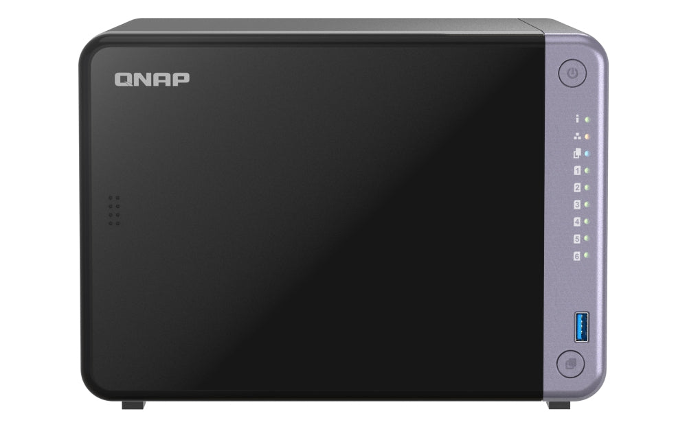 Nas 6 Bahias Arm 4 Nucleos 4 Gb De Ram Qnap-(Ts-632X-4G-Us)