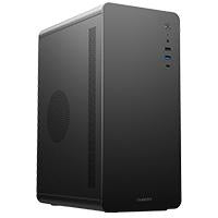 Gabinete Micro Torre Quaroni Micro Atx, Mini Itx/1Usb 2.0 1Usb 3.0/Usb 3.0/Vertice Curvo/Fuente 500 W/Negro