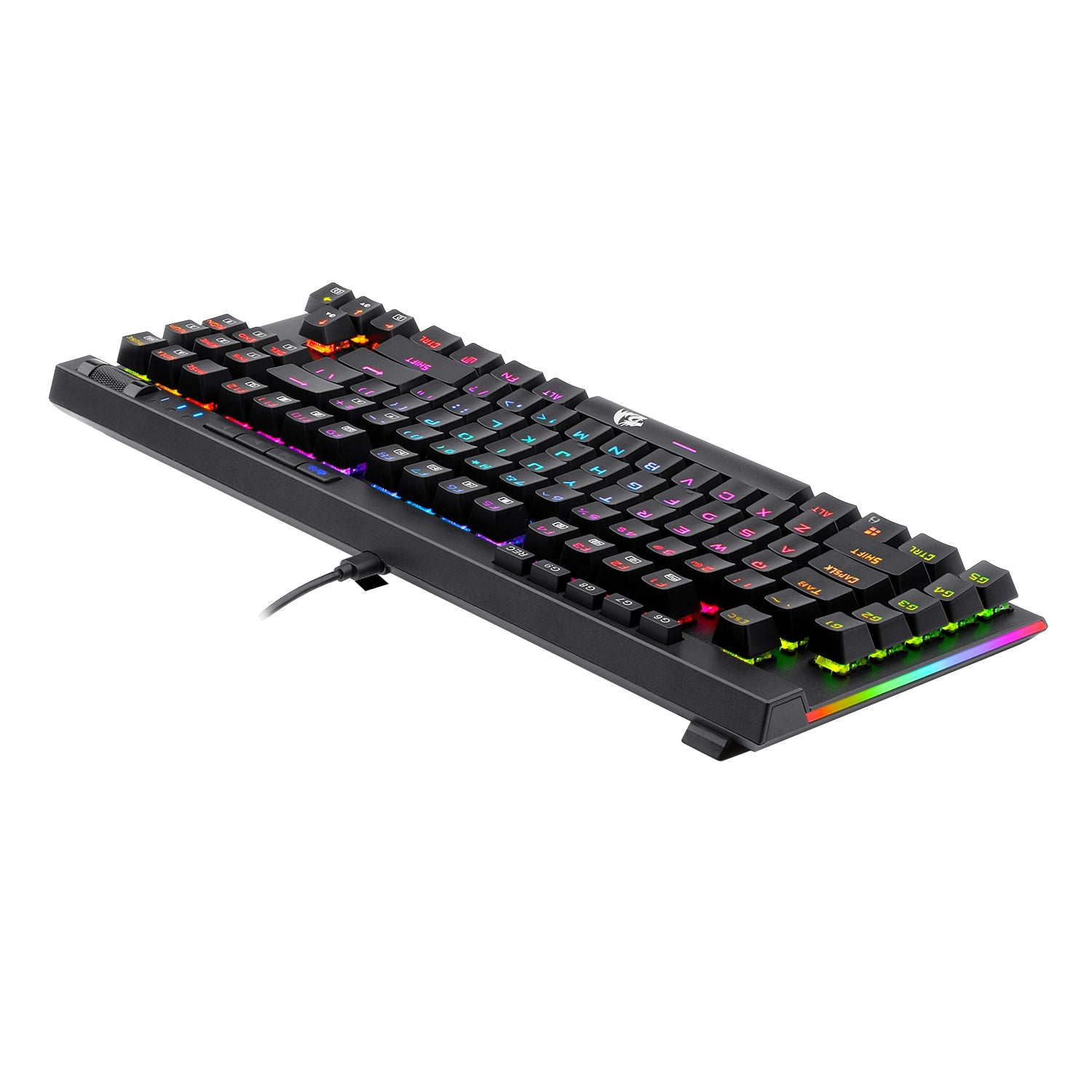 Teclado Mecánico Redragon Magic Wand Pro Español Negro Rgb