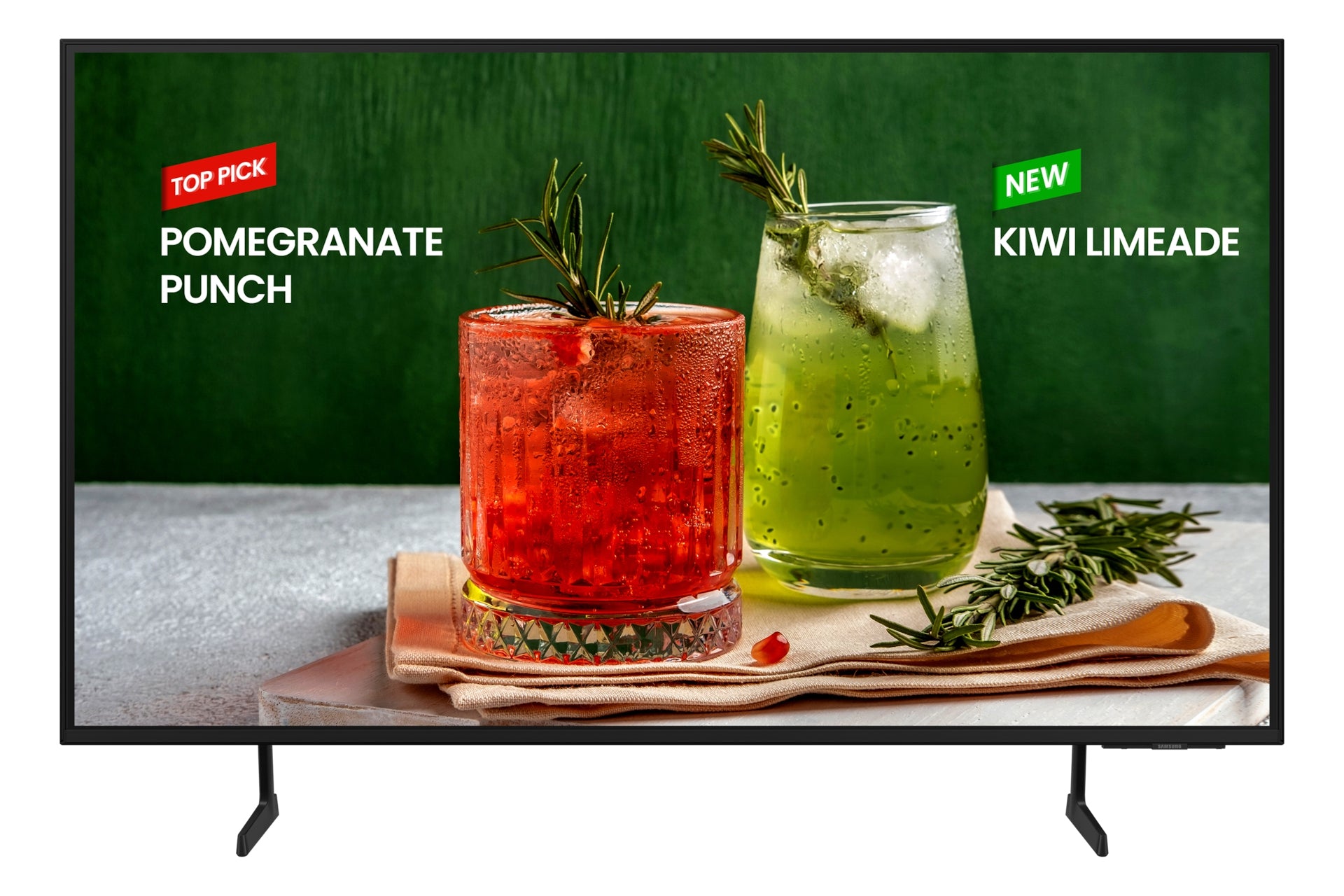 Television Led Samsung 55 Semi Profesional Smart Tv Serie Be55D-H, 4K Uhd 3840X2160, 3 Años Garantia, Señalizacion Digital Basica, Apps Smart, Usb, Hdmi, 16/7