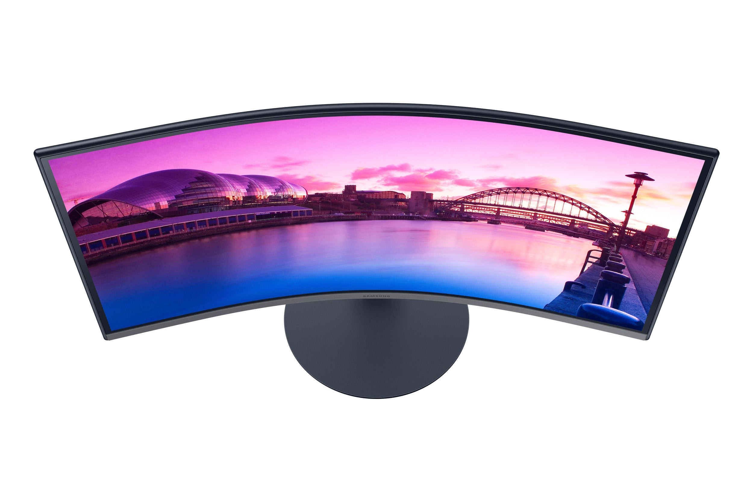 Monitor Samsung Ls32C390Ealxzx Curvo Pulgadas Con Diseño Sin Bisel Curvatura 1000R