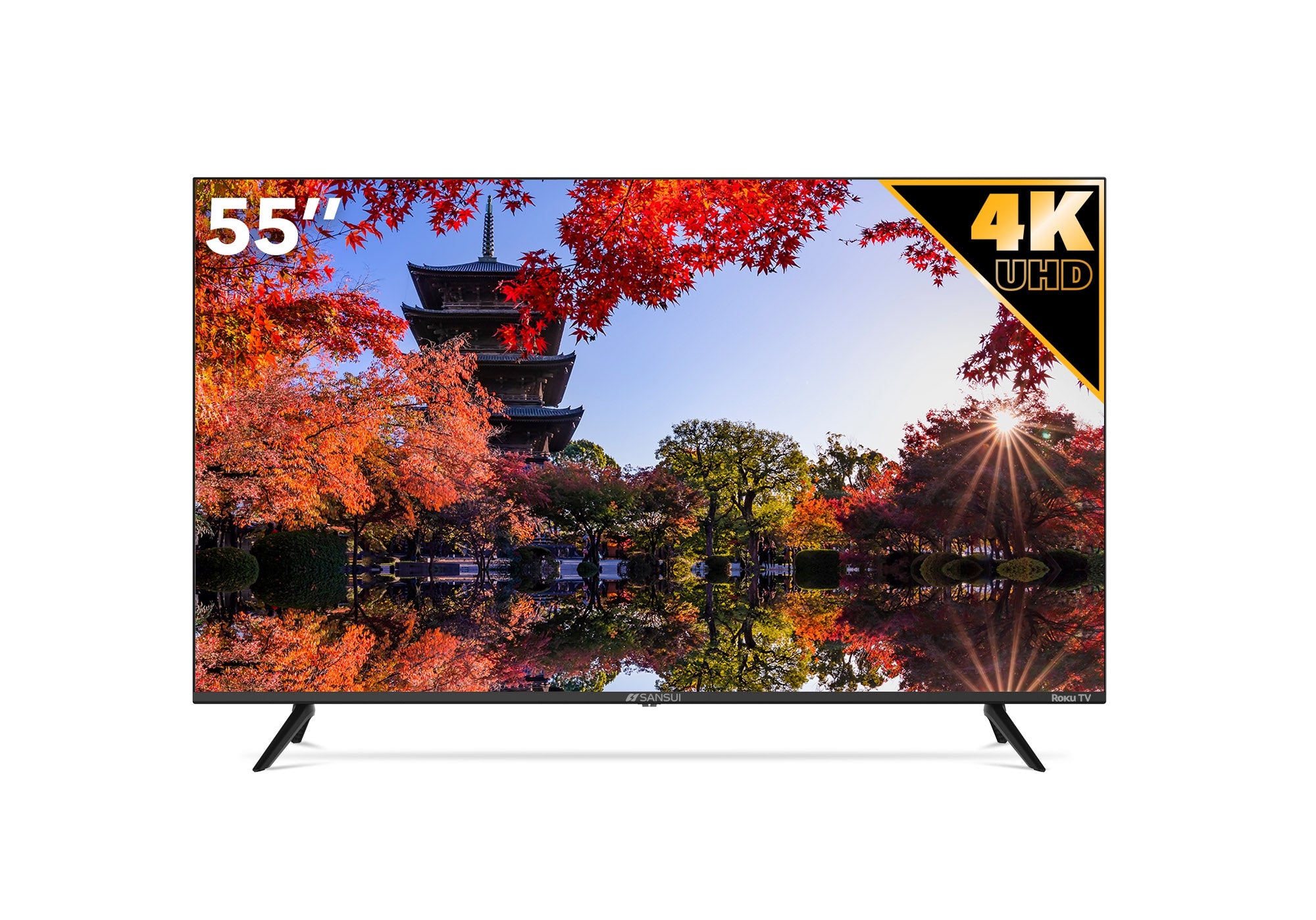 Sansui Pantalla Sansui 55 Inc 4K Smart Roku Tv