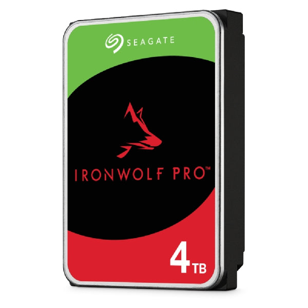 Disco Duro Interno Seagate Ironwolf Pro 4Tb 3.5 Escritorio Sata3 6Gb/S 256Mb 7200Rpm 24X7 Hot-Plug Nas 1-24 Bahias