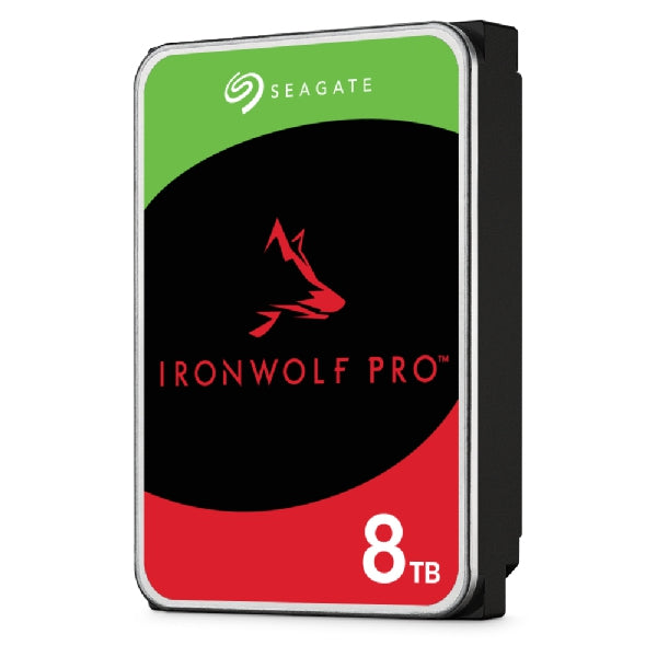 Disco Duro Interno Seagate Ironwolf Pro 8Tb 3.5 Escritorio Sata3 6Gb/S 256Mb 7200Rpm 24X7 Hot-Plug Nas Sin Limite De Bahias