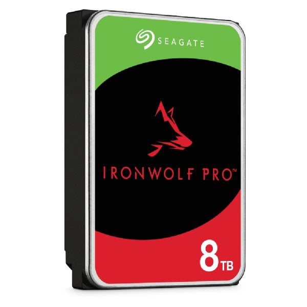 Disco Duro Interno Seagate Ironwolf Pro 8Tb 3.5 Escritorio Sata3 6Gb/S 256Mb 7200Rpm 24X7 Hot-Plug Nas Sin Limite De Bahias