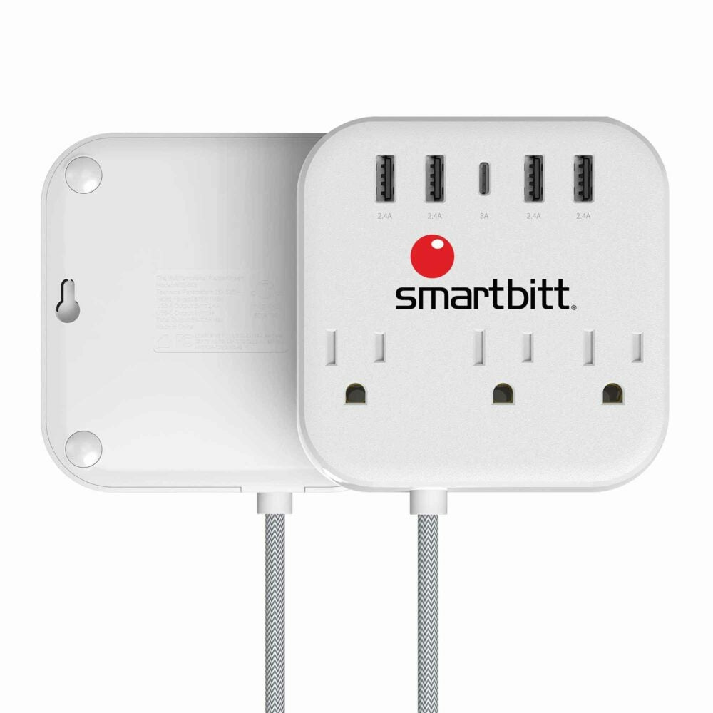 Smartbitt Sbss-B3-5U Supresor 3 Contactos 5P Usb